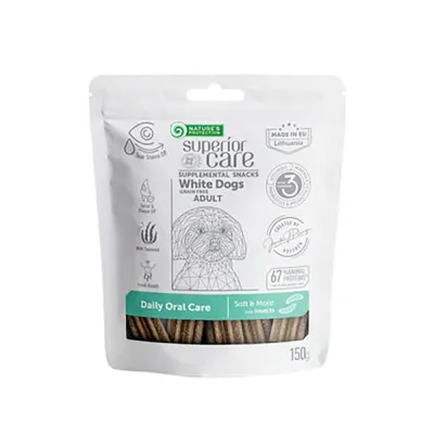 Nature's Protection Superior Care White Oral care koiranherkku 150 g, kuva 1 / 1