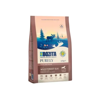 Bozita Dog Purely Puppy&Junior Elk (2,5 kg), kuva 1 / 1