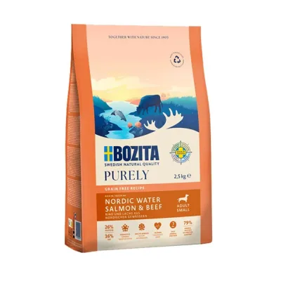 Bozita Dog Purely Adult Small Salmon & Beef 2,5 kg, kuva 1 / 1