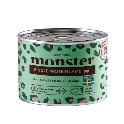 Monster Pet Food Monster Cat Adult Single Protein Lamb 200 g