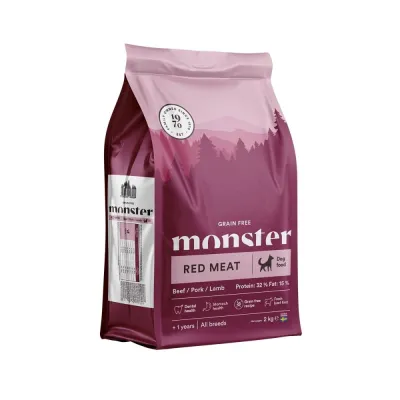 Monster Pet Food Monster Dog Grain Free Adult Red Meat (2 kg), kuva 1 / 1