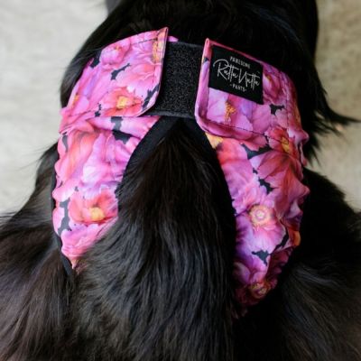 RuttuNuttu juoksupöksyt kietaisumalli, pioni (XS)