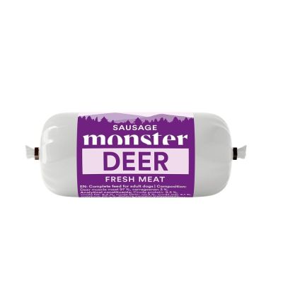 Monster Pet Food Monster koiranmakkara, peura (80 g)