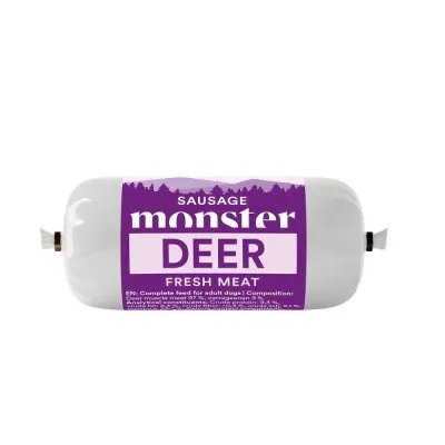 Monster Pet Food Monster koiranmakkara, peura (80 g), kuva 1 / 1