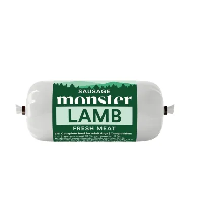 Monster Pet Food Koiran treenimakkara Monster, lammas (80 g), kuva 1 / 1
