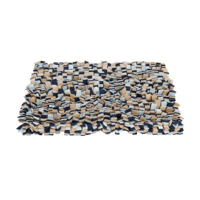 Haistelumatto Little&Bigger Shaggy, sininen & beige