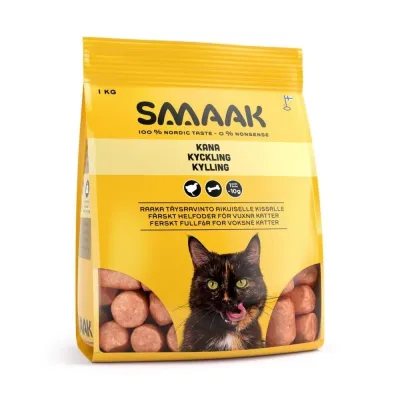 SMAAK kissan raakaruoka kana (1 kg), kuva 1 / 1