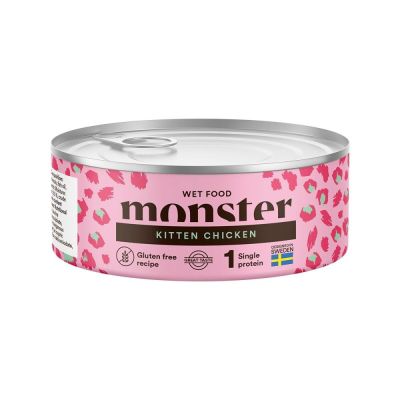 Monster Pet Food Monster Cat Kitten Chicken 100 g