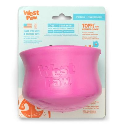 West Paw Toppl Limited Edition aktivointilelu, pinkki (12 cm)