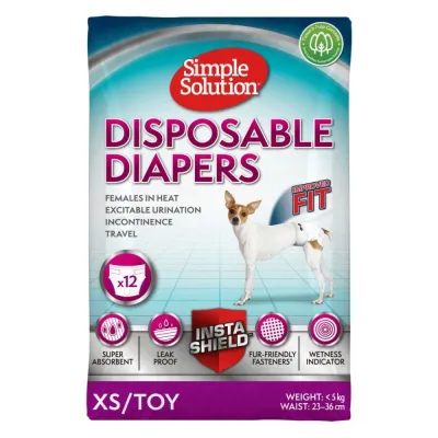 Simple Solution Disposable narttusuojat 12kpl (XS)