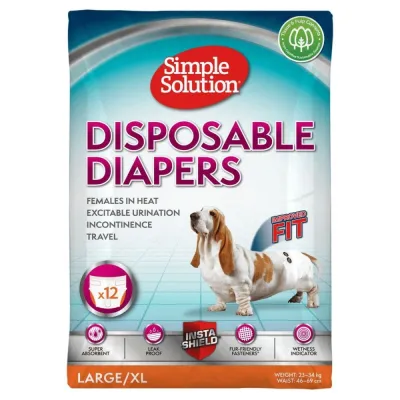 Simple Solution Disposable narttusuojat 12kpl (l/xl)