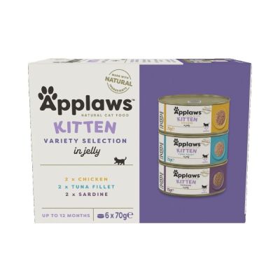 Applaws Multipack Kitten Mixed Selection jelly 6 x 70 g