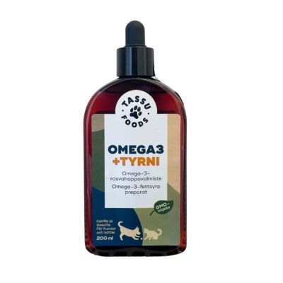 Tassu Foods Omega-3 + Tyrni (200 ml)