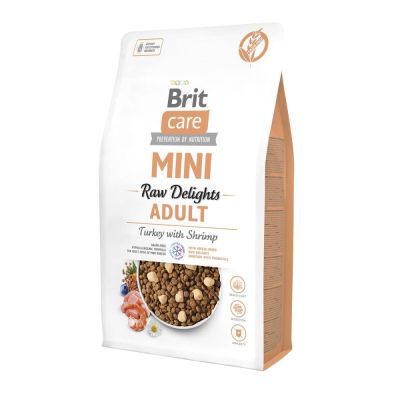 Brit Care Mini Raw Delights Turkey with Shrimp 2 kg