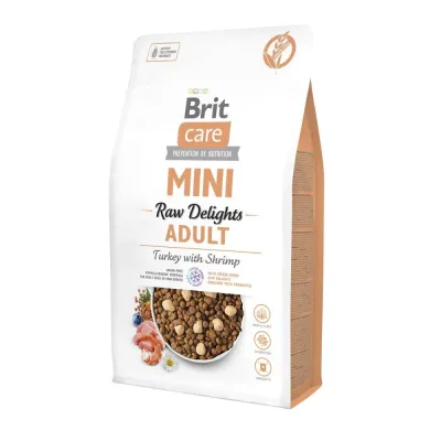 Brit Care Mini Raw Delights Turkey with Shrimp 2 kg, kuva 1 / 1