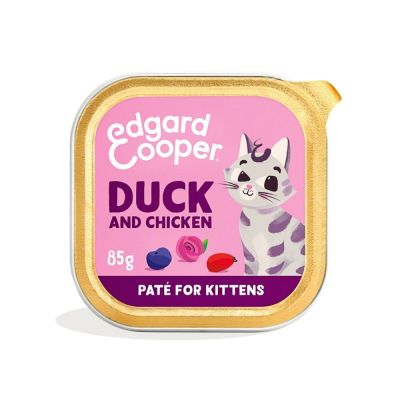 Edgard & Cooper Cat Kitten Paté Duck/Chicken 85g