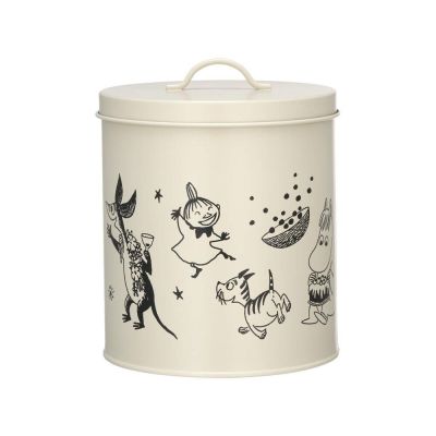 Moomin for Pets by Muurla Moomin for Pets peltipurkki Muumit 80v. juhlavuosi (Ø 16cm h. 19cm)