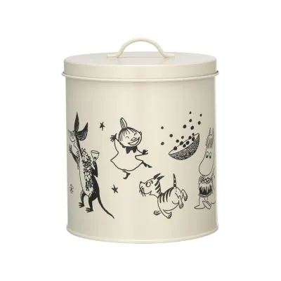 Moomin for Pets by Muurla Moomin for Pets peltipurkki Muumit 80v. juhlavuosi (Ø 16cm h. 19cm)