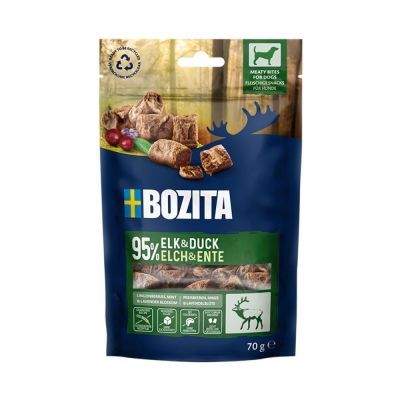 Bozita Meaty Bites Hirvi&Ankka 70g herkku koiralle