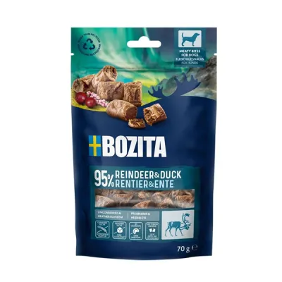 Bozita Meaty Bites Poro & Ankka 70 g herkku koiralle, kuva 1 / 1