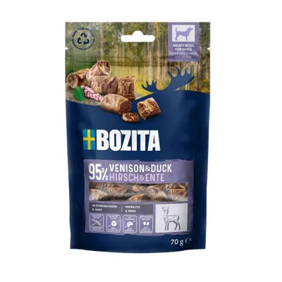 Bozita Meaty Bites Peura&Ankka 70g herkku koiralle, kuva 1 / 1