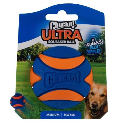 Chuckit Ultra Squeaker koiran pallo (M)