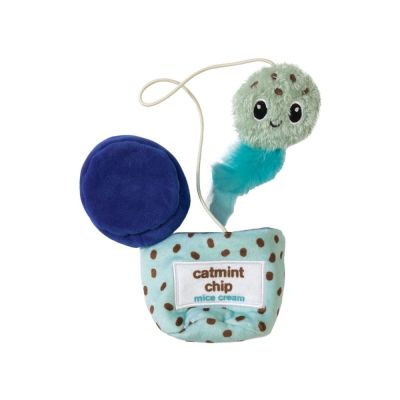 Quirky Kitty Mice cream hide-a-toy