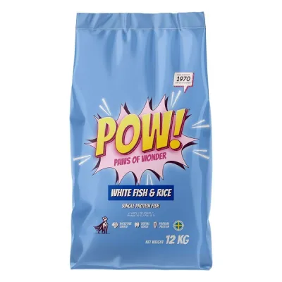 POW! Dog Adult White Fish & Rice (12 kg)