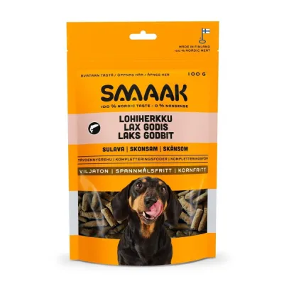 SMAAK Sulava lohiherkku koiralle 100g, kuva 1 / 1