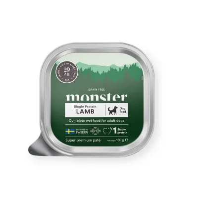 Monster Pet Food Monster Dog Patee Lammas 150 g, kuva 1 / 1