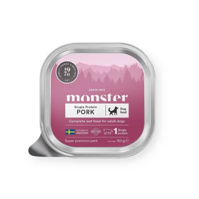 Monster Pet Food Monster Dog Patee Possu 150 g, kuva 1 / 1