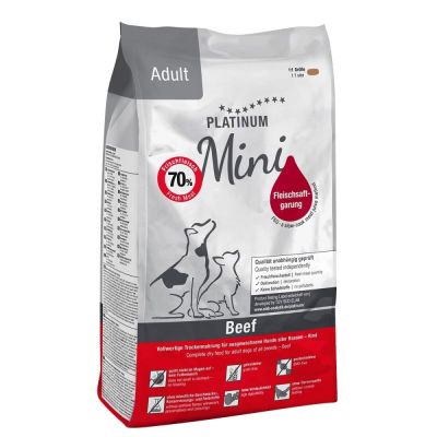 Platinum Mini Adult Beef+Potato 900 g