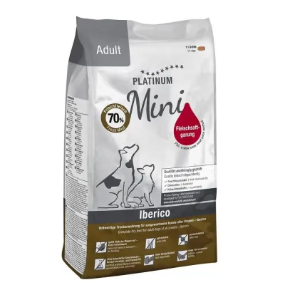 Platinum Mini Adult Iberico+Greens 900 g