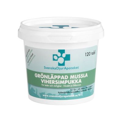 Svenska Djurapoteket Viherhuulisimpukka (120 tab)