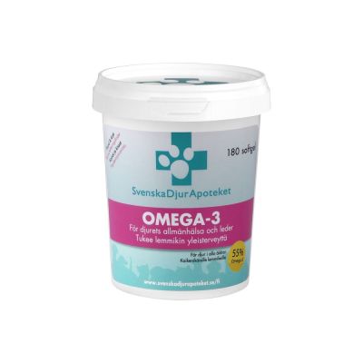 Svenska Djurapoteket Omega-3 180 Softgel