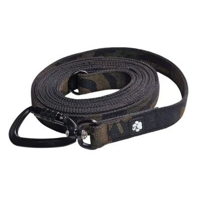 Salmiakkitassu multicam talutin twistlockilla, 250cm