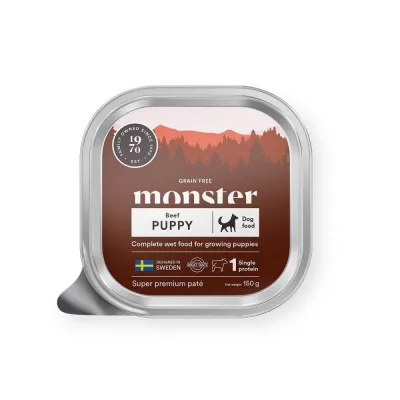 Monster Pet Food Monster Dog Puppy Patee 150 g, kuva 1 / 1