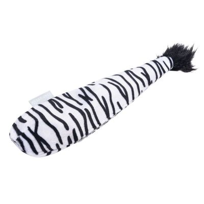 Beeztees Catnip Jungle Zebra Tail