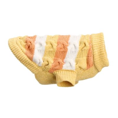 Little&Bigger Chenille Braided raitaneule oranssi (M)