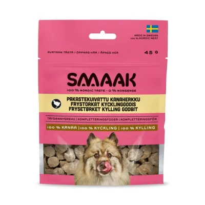 SMAAK Pakastekuivattu kanaherkku koiralle 45g, kuva 1 / 1
