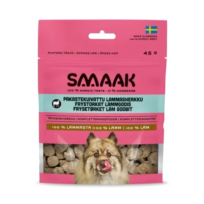 SMAAK Pakastekuivattu lammasherkku koiralle 45g, kuva 1 / 1