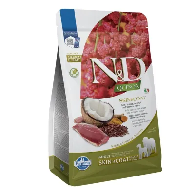 Farmina N&D Dog Quinoa Skin&Coat Duck & Coconut M/L (2,5 kg), kuva 1 / 1
