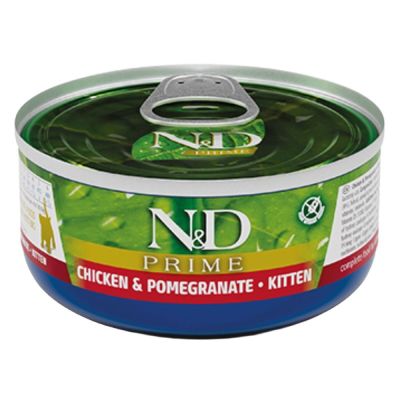 Farmina N&D Cat Prime Chicken & Pomegranate Kitten 70g