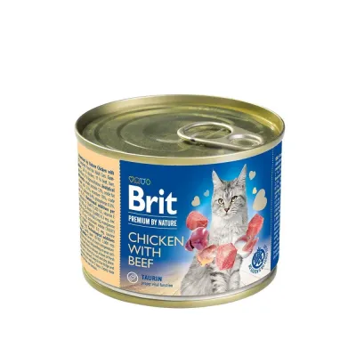 Brit Premium by Nature Cat Kana & Nauta 200 g, kuva 1 / 1