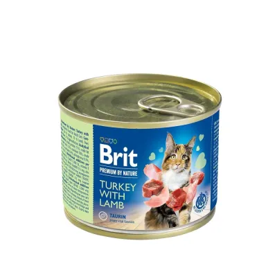 Brit Premium by Nature Cat Kalkkuna & Lammas 200 g, kuva 1 / 1