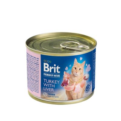Brit Premium by Nature Cat Kalkkuna & Maksa 200 g