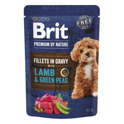 Brit Premium by Nature Dog Lammas & Vihreät herneet 85 g, kuva 1 / 1
