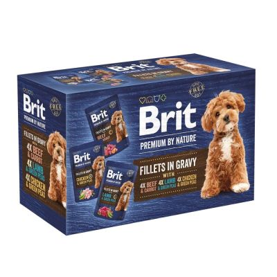 Brit Premium by Nature Dog Multipack gravy 12 x 85 g