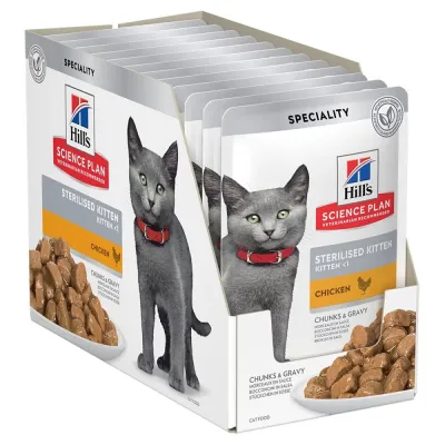Hill's Science Plan Sterilised Kitten Kana 12 x 85 g