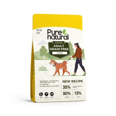 Purenatural Dog Adult Grain Free Salmon (2 kg), kuva 1 / 1